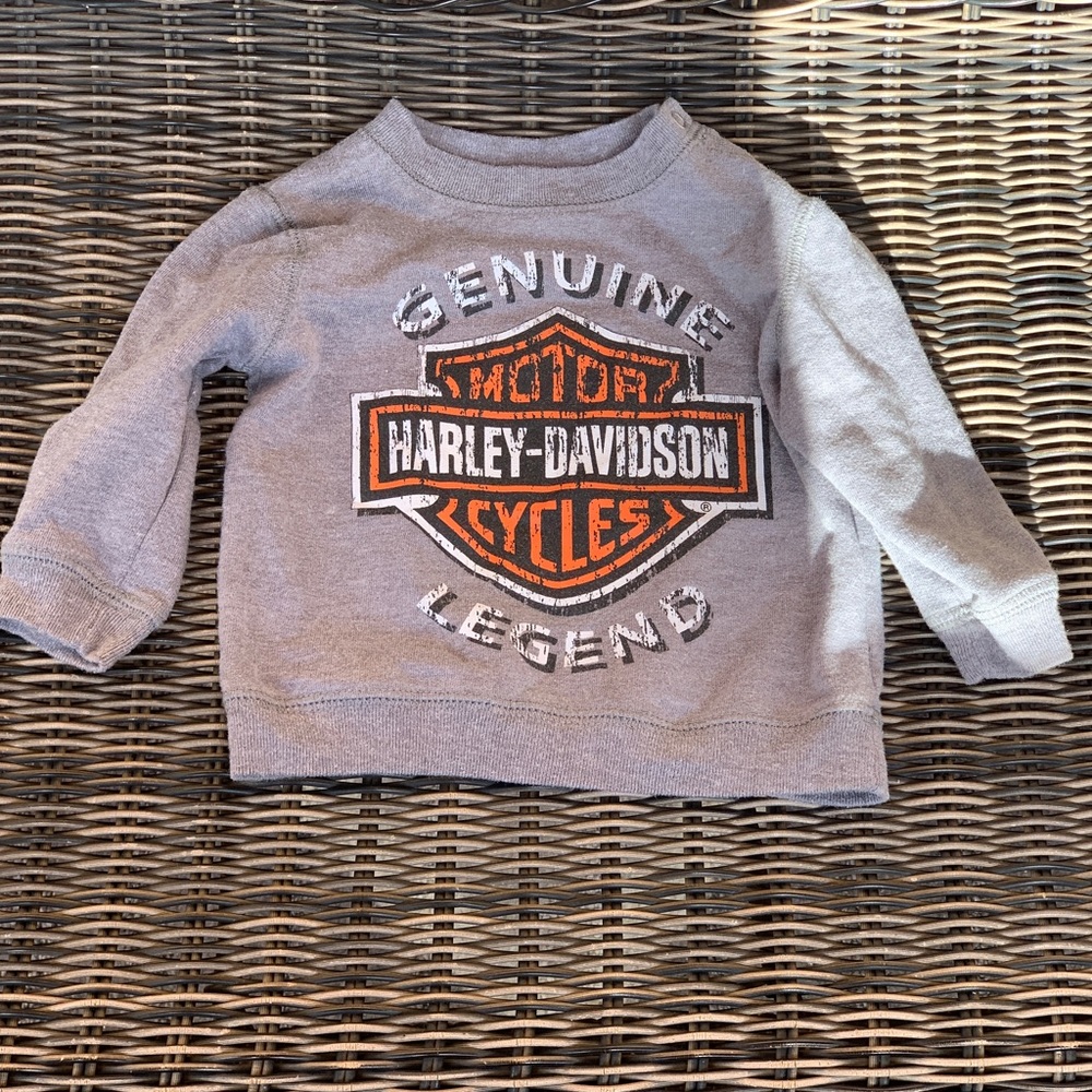 Baby Harley Davidson sweatshirt